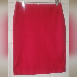 Premise Bold Red Pencil Skirt